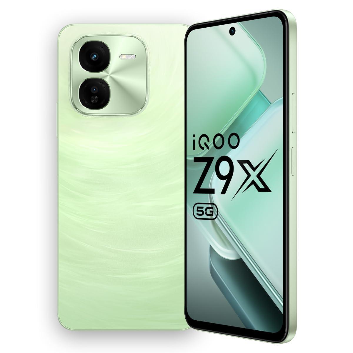 iQOO Z9x 5G (Tornado Green, 4GB RAM, 128GB Storage) Refurbished