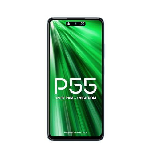 itel P55 4G | Upto 12GB RAM with Memory Fusion & 128GB ROM| 50MP AI Dual Rear Camera & 8MP Front Camera| 5000mAh Battery with 18W Charger | Dynamic Bar|UFS 2.2| Aurora Blue - Triveni World