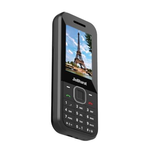 JioBharat B2 4G Keypad Phone with JioTV, JioCinema, JioSaavn, JioPay (UPI), JioChat, JioPhotos Powerful 2000mAh Battery, LED Torch, Digital Camera | Black | Locked for JioNetwork - Triveni World