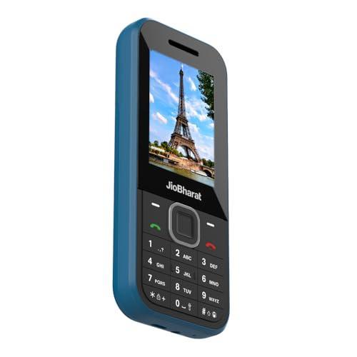 JioBharat B2 4G Keypad Phone with JioTV, JioCinema, JioSaavn, JioPay (UPI), JioChat, JioPhotos Powerful 2000mAh Battery, LED Torch, Digital Camera |Blue | Locked for JioNetwork - Triveni World