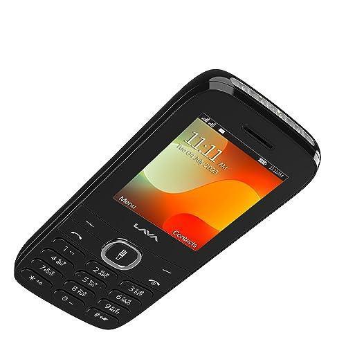 Lava A7 Torch keypad Mobile with 2575mAh Battery | 2.4 inch Big Display | Superior Stereo Sound | Wireless FM | Auto Call Recording | Black - Triveni World