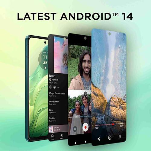 Motorola G04 4G (Satin Blue, 4GB RAM, 64GB Storage) | up to 8GB with RAM Boost | 6.6" Punch Hole Display | 16MP Rear Camera | 5MP Front Camera | IP 52 Water-Repellent Design | 5000 mAh |Android 14 - Triveni World