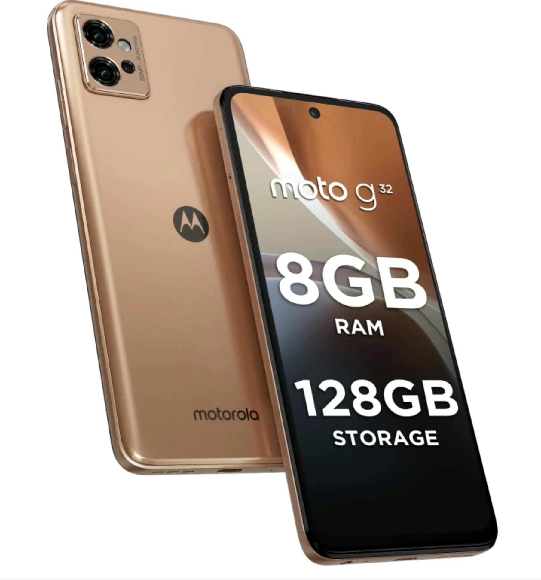 Motorola G32 (Rose Gold, 8GB RAM, 128GB Storage) – Triveni World