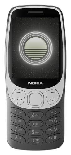 Nokia 3210 4G | All-new Classic Keypad Phone with Dual SIM, YouTube, Scan & Pay UPI, Rear Camera, Wireless FM Radio, MP3 Player, Bluetooth & USB Type C | Grunge Black - Triveni World