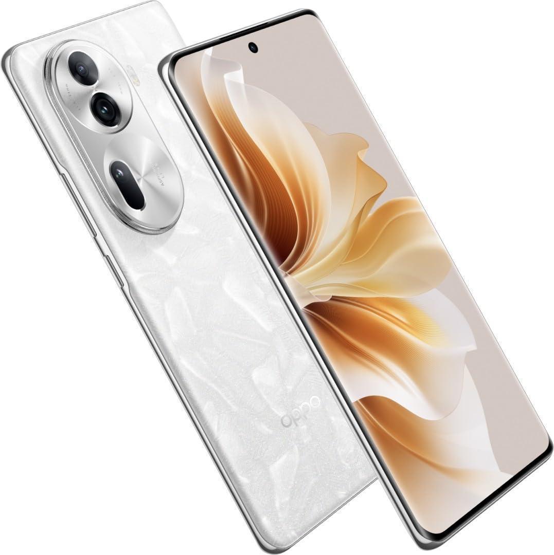 Oppo Reno 11 Pro 5G Smartphone (Pearl White, 12GB RAM+ 256GB Storage) Refurbished - Triveni World