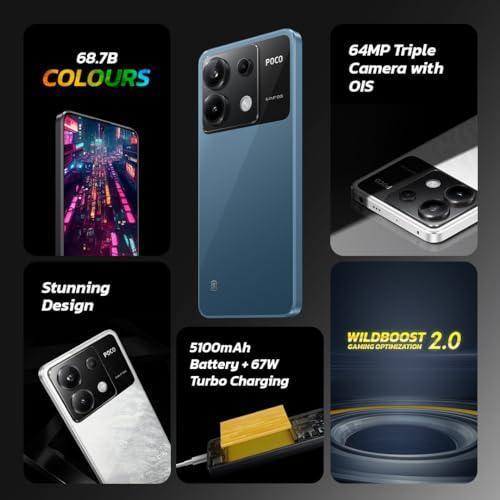 POCO X6 5G (Skyline Blue, 8 GB RAM 256 GB Storage) - Triveni World