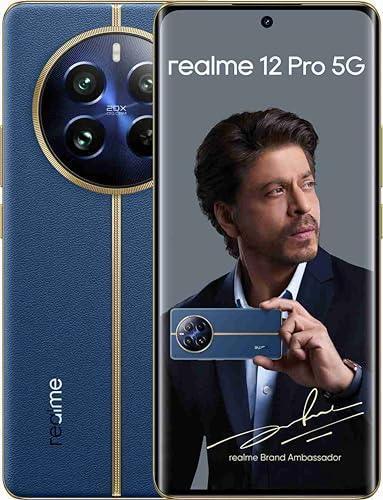 realme 12 Pro 5G (Submarine Blue, 8GB RAM, 128GB Storage) | 50 MP Sony IMX882 OIS Camera | 32 MP 2X Flagship Telephoto Portrait Camera | Snapdragon 6 Gen 1 5G Processor | 8 GB+8 GB Dynamic RAM - Triveni World