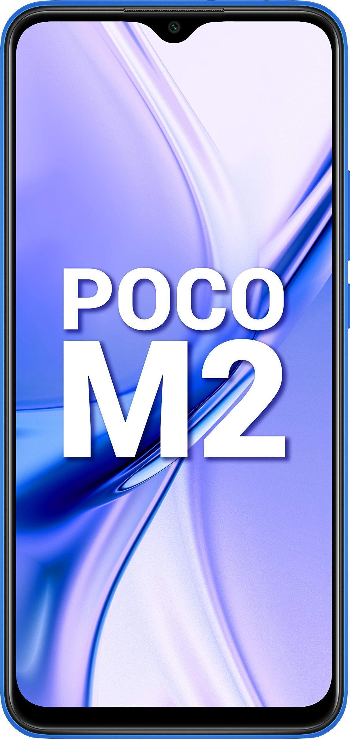 (Refurbished) MI Poco M2 (Slate Blue, 6GB RAM, 128GB Storage) - Triveni World