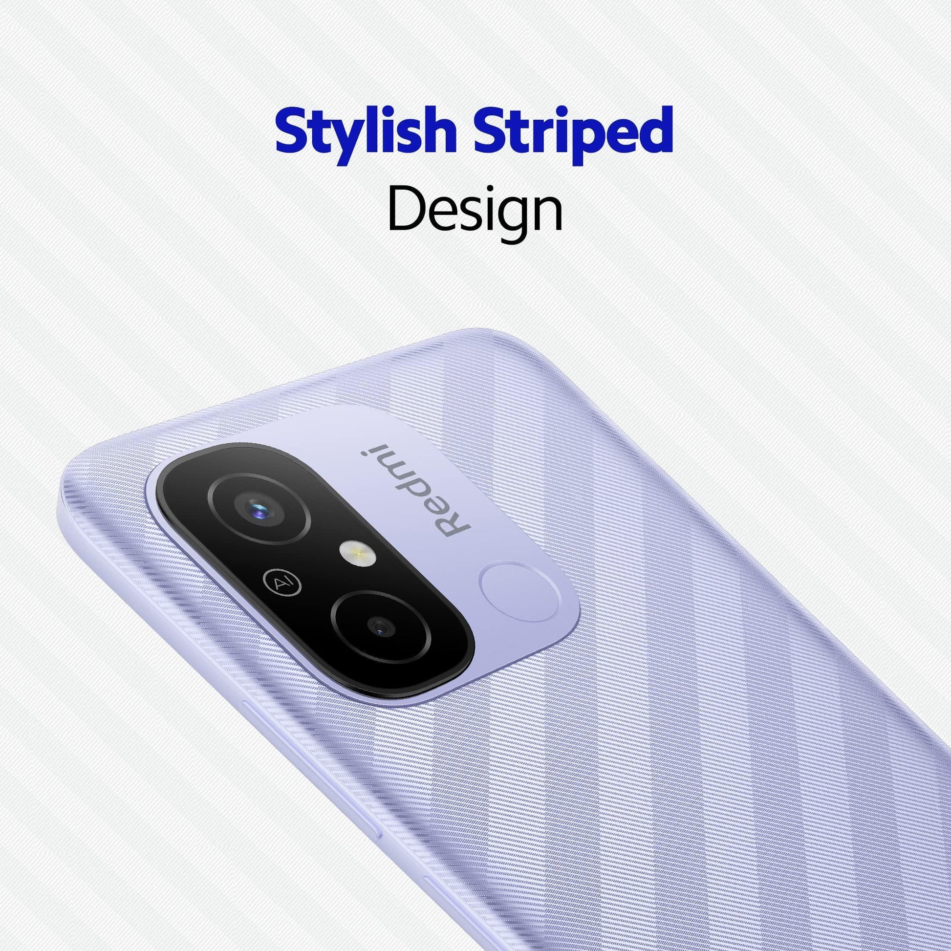 (Refurbished) Redmi 12C (Lavender Purple, 6GB RAM, 128GB Storage) | High Performance Mediatek Helio G85 | Big 17cm(6.71) HD+ Display with 5000mAh(typ) Battery - Triveni World