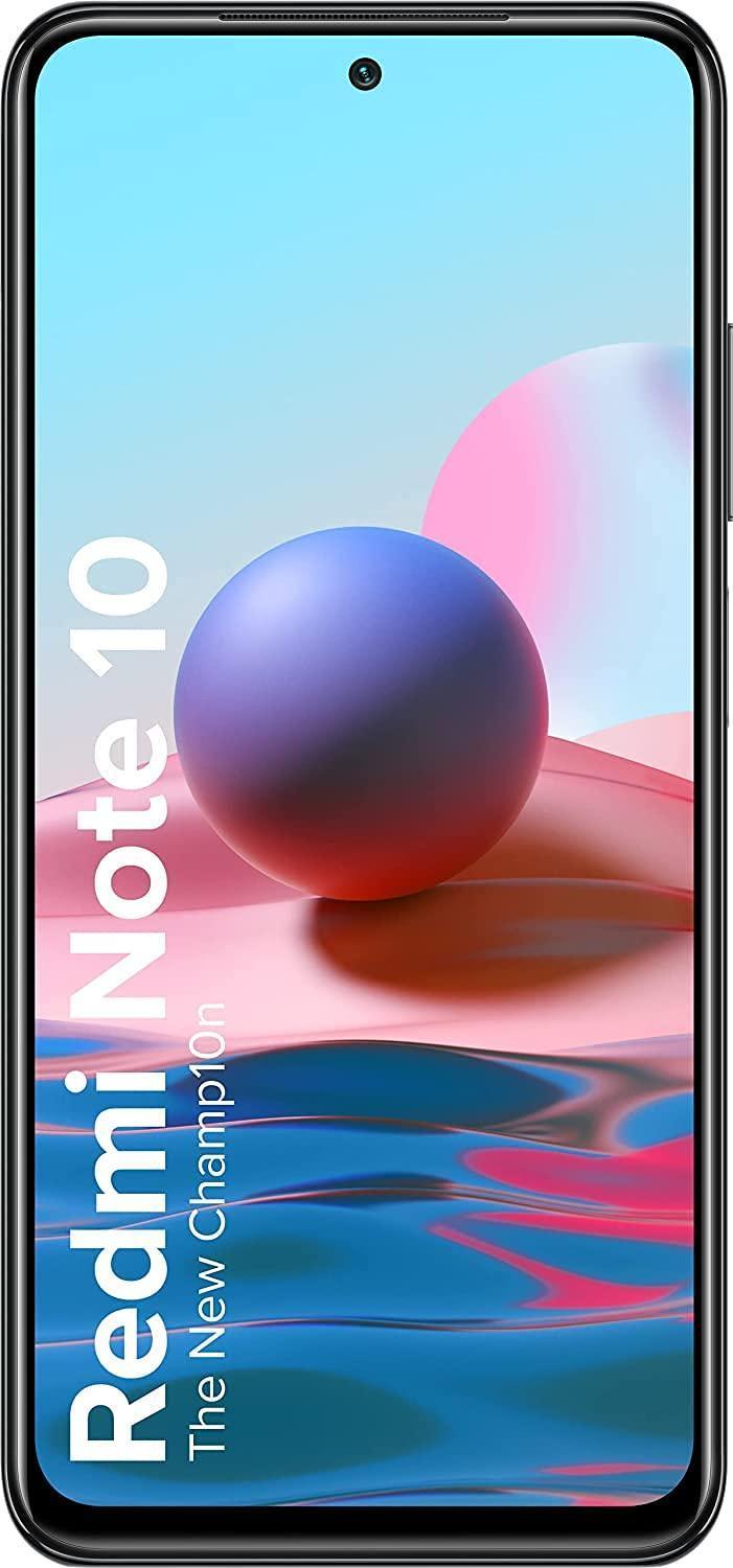 Refurbished) Redmi Note 10 (Shadow Black, 6GB RAM, 128GB Storage