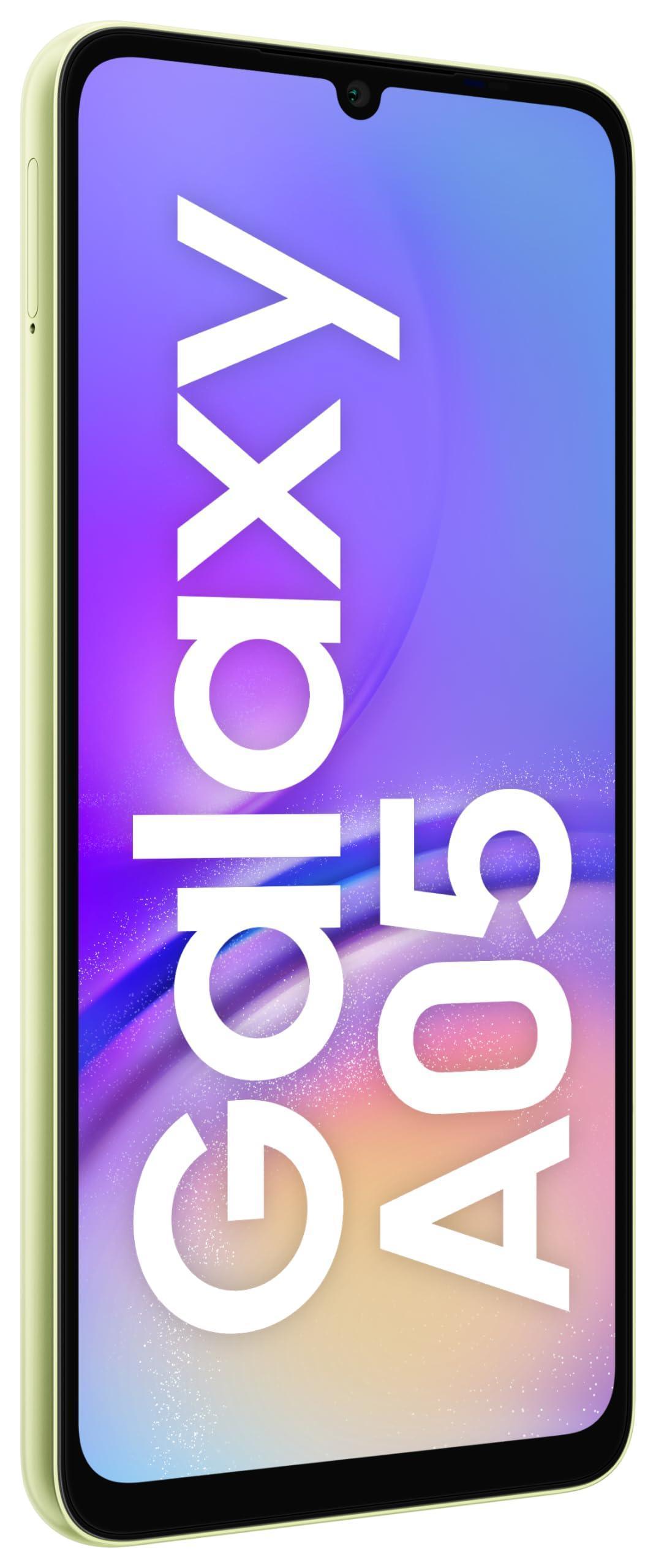 Samsung Galaxy A05 (Light Green, 6GB, 128GB Storage) | 50 MP Main Camera | Upto 12GB RAM with RAM Plus | MediaTek Helio G85 | 5000 mAh Battery - Triveni World