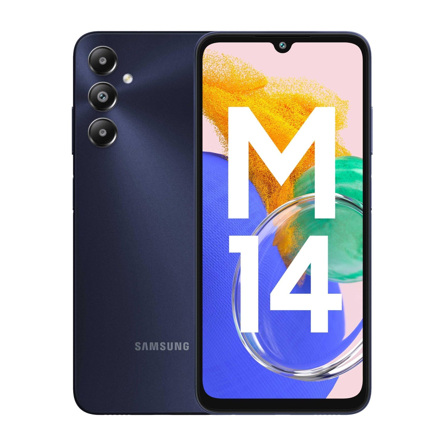 Samsung Galaxy M14 4G (Sapphire Blue,6GB,128GB) | 50MP Triple Cam | 5000mAh Battery | Snapdragon 680 Processor | 2 Gen. OS Upgrade & 4 Year Security Update | 12GB RAM with RAM Plus | Without Charger - Triveni World