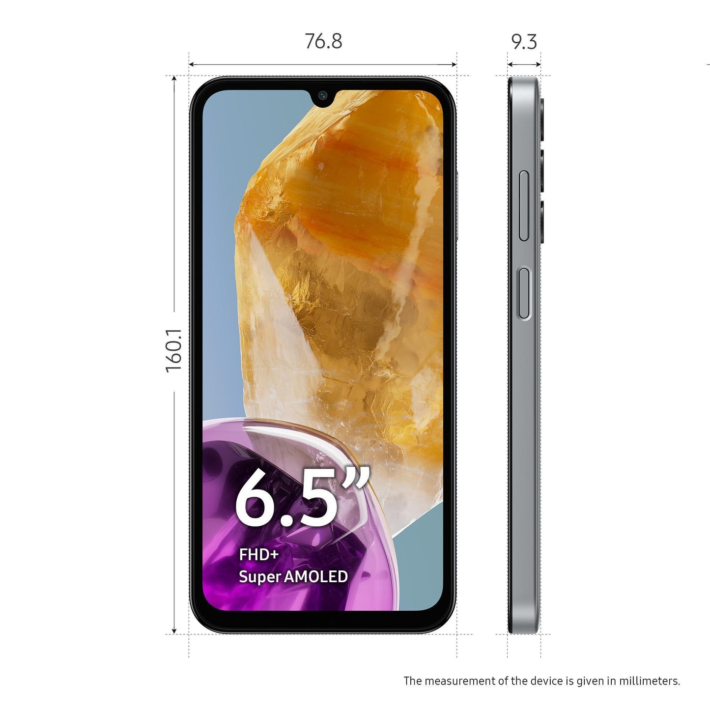 Samsung Galaxy M15 5G (Stone Grey,6GB RAM,128GB Storage)| 50MP Triple Cam| 6000mAh Battery| MediaTek Dimensity 6100+ | 4 Gen. OS Upgrade & 5 Year Security Update| Super AMOLED Display - Triveni World