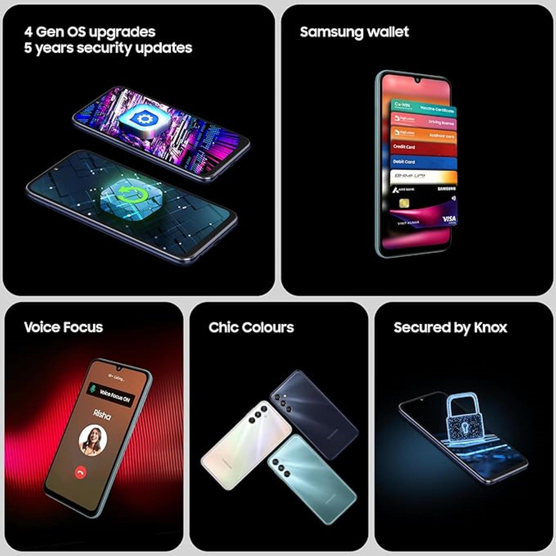 SAMSUNG Galaxy M34 5G (6GB,128GB)|120Hz sAMOLED Display|50MP Triple No Shake Cam|6000 mAh Battery|12GB RAM with RAM+|Android 13|Without Charger (Prism Silver) - Triveni World