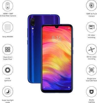 MI Redmi Note 7 Pro (Neptune Blue, 64 GB) (4 GB RAM) - Triveni World