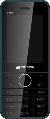 Micromax X708 (Black+Blue) Refurbished - Triveni World
