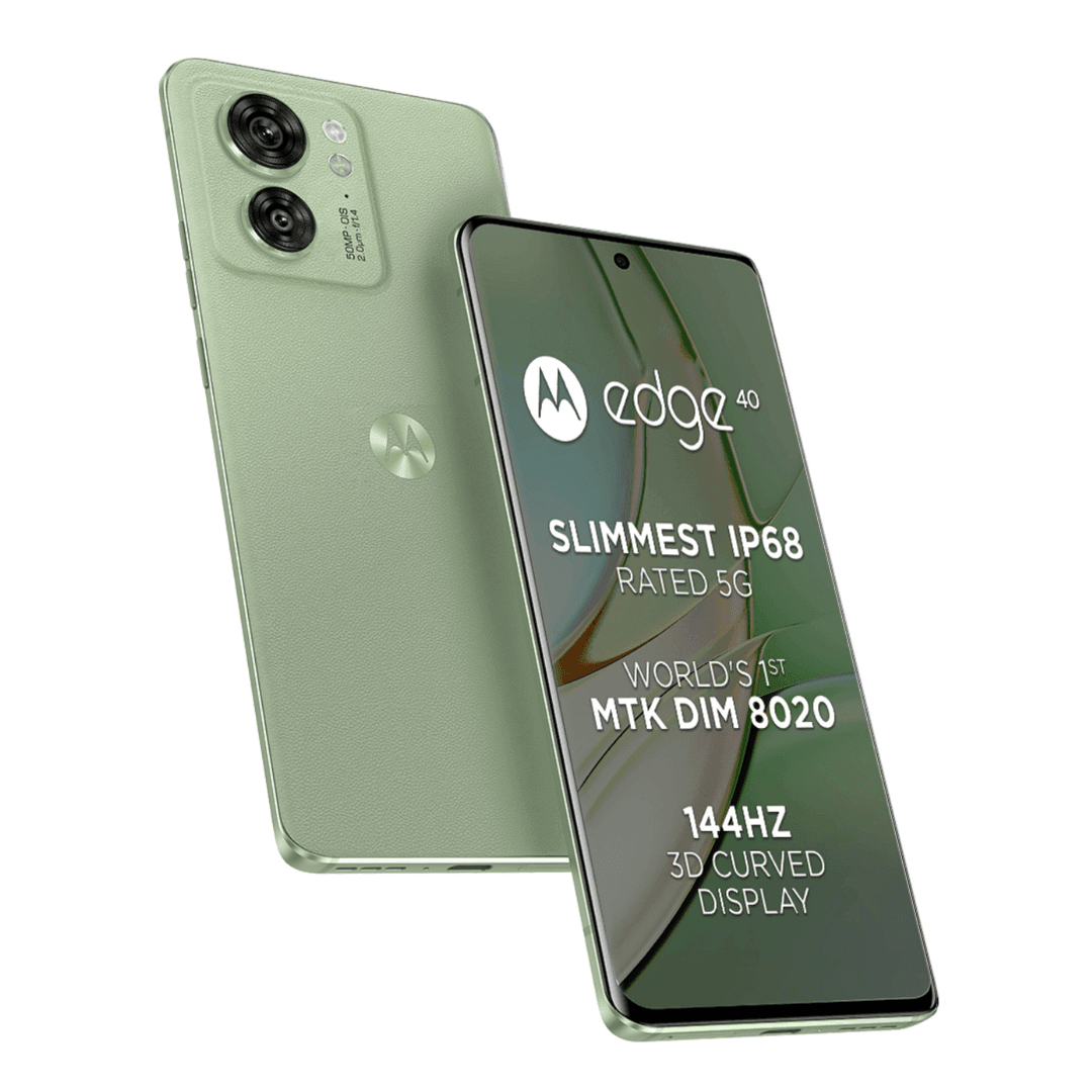 Motorola Edge 40 8 GB RAM 256 GB Green Refurbished – Triveni World Motorola Edge 40 8 GB RAM 256 GB Green Refurbished – Triveni World