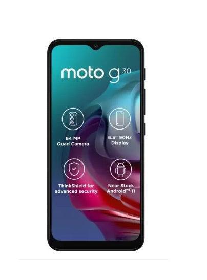 MOTOROLA G30 (Dark Pearl, 4GB RAM, 64GB Storage) Used - Triveni World