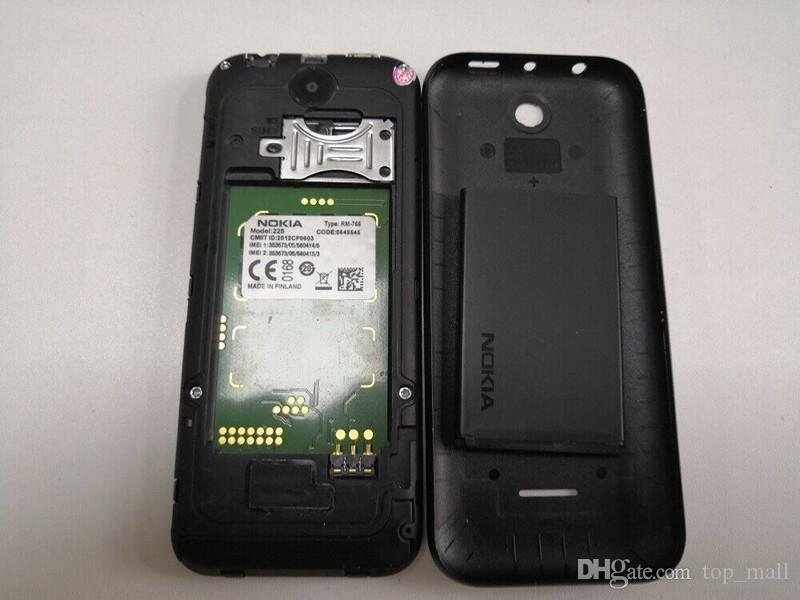 Nokia 225 Single Core 2.8 Inches 2MP Camera 2G GSM FM Bluetooth Mp3 Player Cellphone Refurbished - Triveni World