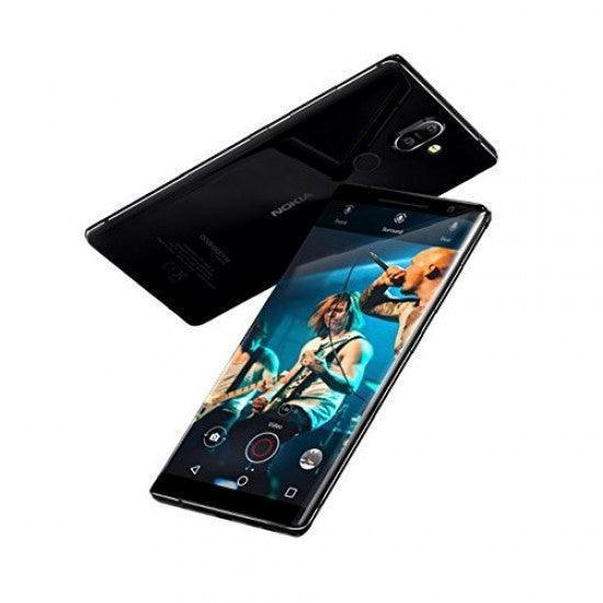 Nokia 8 Sirocco Single SIM (Black, 6GB RAM, 128GB Storage) - Triveni World