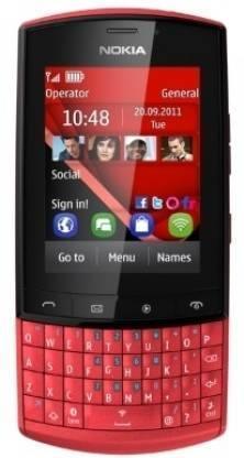 Nokia Asha 303 (Red) Refurbished - Triveni World