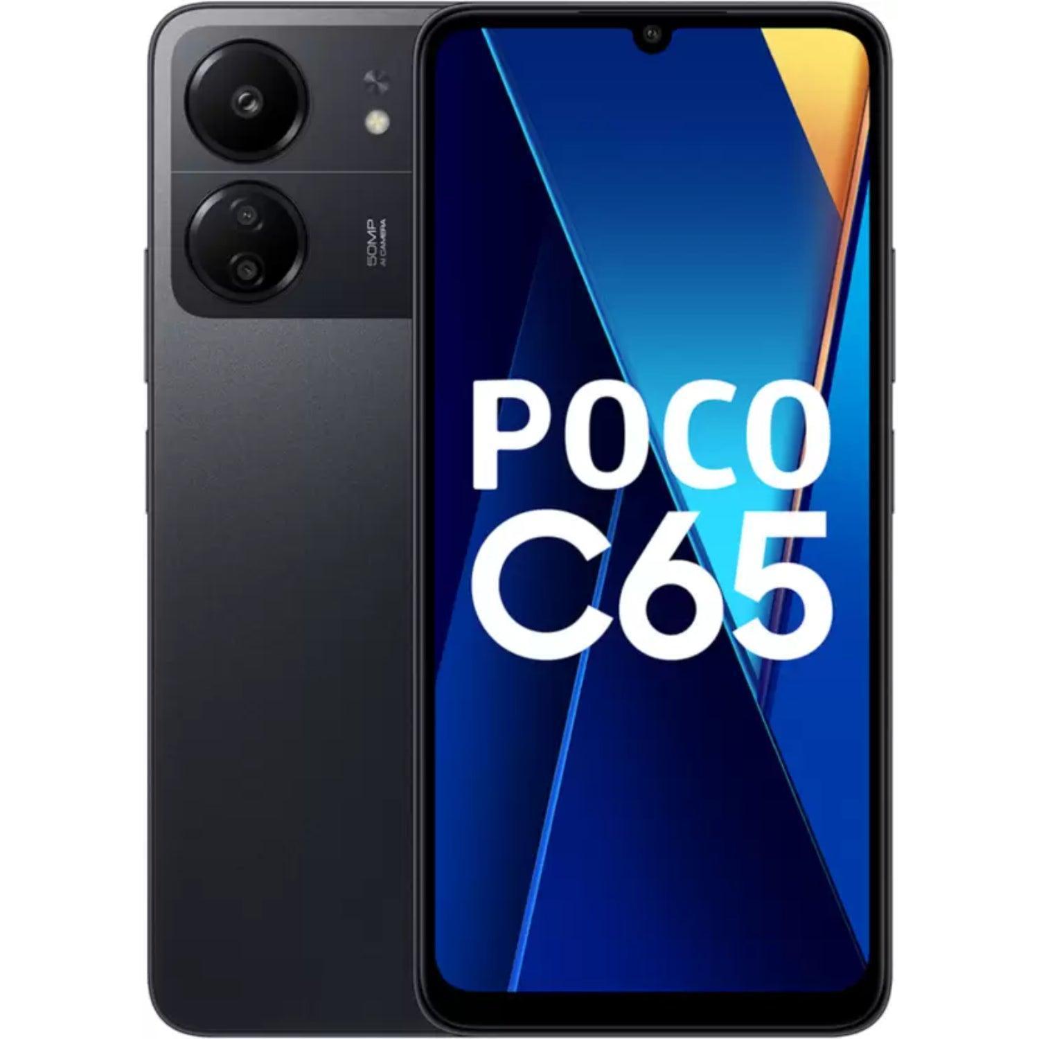 POCO C65 4GB 128GB Matte Black Refurbished – Triveni World