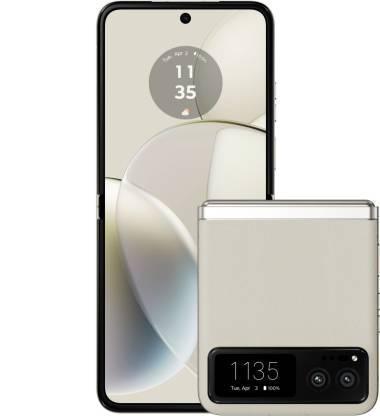 razr 40 (Vanilla Cream, 8GB RAM, 256GB Storage) (Vanilla Cream, 256 GB) (8 GB RAM) Refurbished - Triveni World