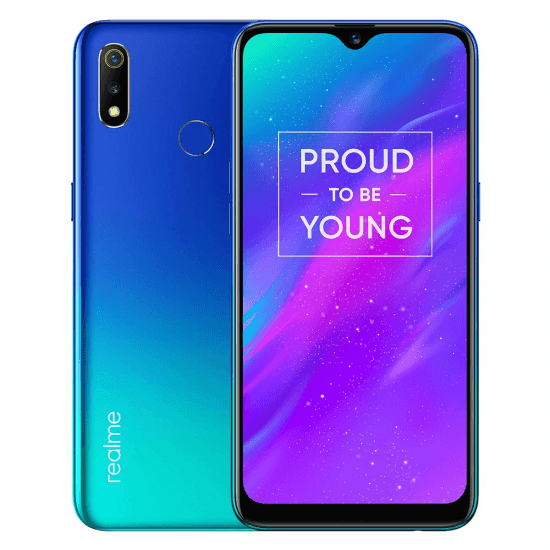 Realme 3 (Radiant Blue, 3 GB RAM, 32 GB Storage) - Triveni World