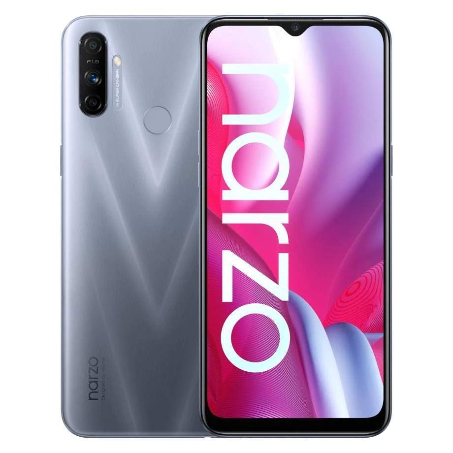 Realme Narzo 20A (Glory Sliver, 4GB RAM, 64GB Storage