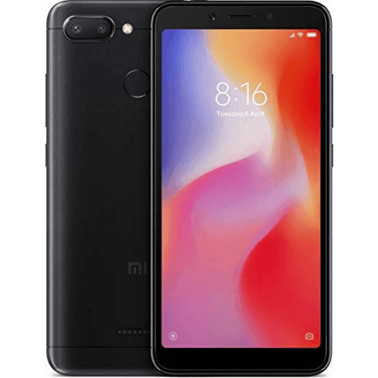 Redmi 6 (Black, 3GB RAM, 64GB Storage) - Triveni World