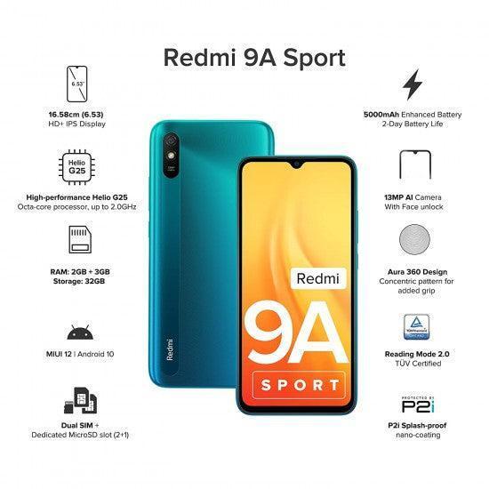 Redmi 9 Active (Coral Green, 6GB RAM, 128GB Storage) - Triveni World