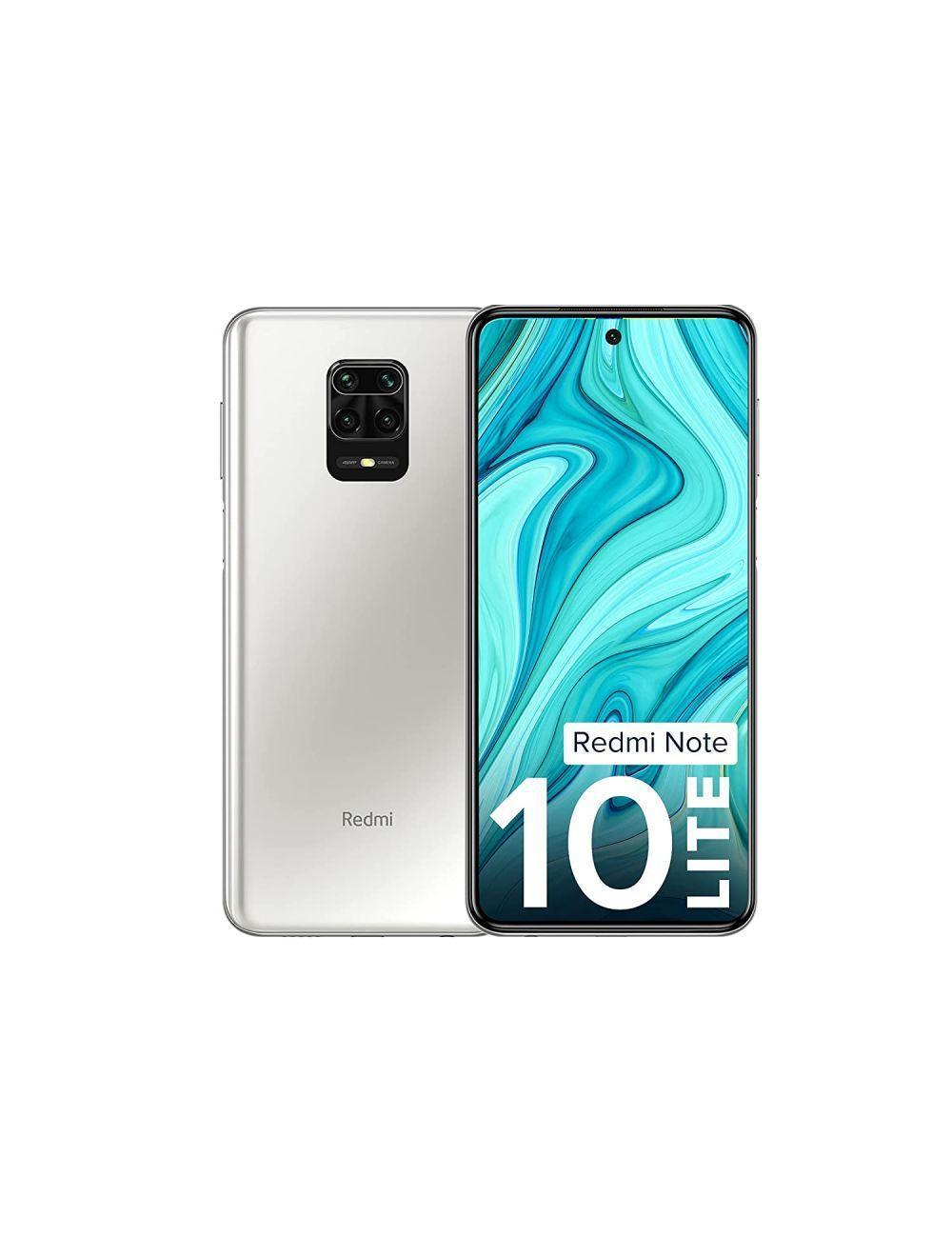 Redmi Note 10 Lite 6 GB Ram & 128 GB Storage (Glacier White