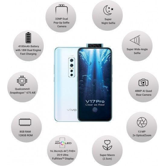 Vivo V17Pro (Glacier Ice White, 128 GB) (8 GB RAM) - Triveni World