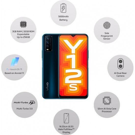 vivo Y12s (Phantom Black, 32 GB) (3 GB RAM) - Triveni World
