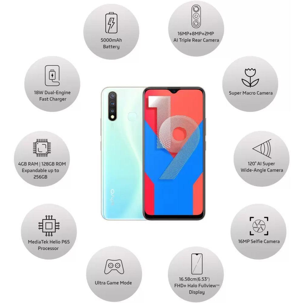 Vivo Y19 (Spring White, 128 GB) (4 GB RAM) - Triveni World