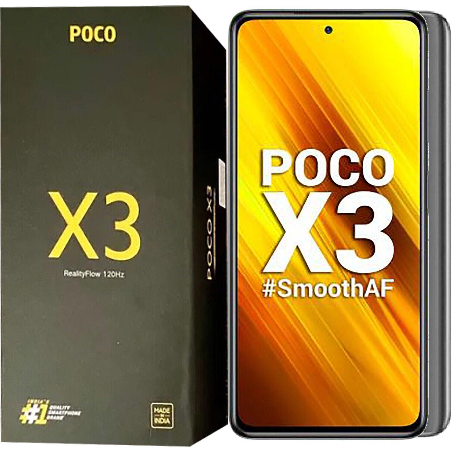 Xiaomi Poco X3 4G Black 128GB + 6GB Dual-Sim Refurbished – Triveni