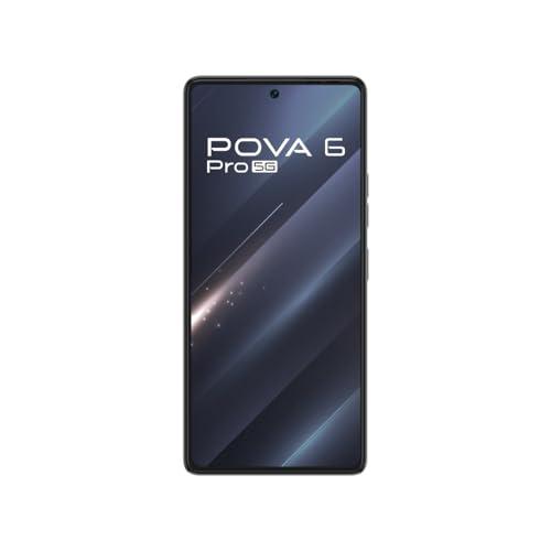 TECNO POVA 6 PRO 5G (16GB*+256GB) | 108MP Camera + 32MP Selfie Camera | 120Hz Dot-in AMOLED Display | Dual Speakers with Dolby Atmos | 6000mAh & 70W Charger | Arc Interface | Meteorite Grey - Triveni World