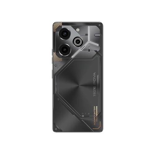 TECNO POVA 6 PRO 5G (16GB*+256GB) | 108MP Camera + 32MP Selfie Camera | 120Hz Dot-in AMOLED Display | Dual Speakers with Dolby Atmos | 6000mAh & 70W Charger | Arc Interface | Meteorite Grey - Triveni World