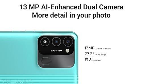 Tecno Spark 8C (Magnet Black, 4GB RAM, 64GB Storage) | 13MP AI-Enhanced Dual Camera | HD+ 6.6" Dot Notch Screen | Upto 7GB Memory fusion | 5000mAh Long-lasting Battery | 8MP Portrait Camera Beauty 3.0 - Triveni World