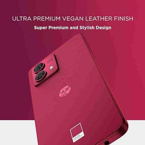 Motorola G84 5G (Viva Magenta, 12GB RAM, 256GB Storage) | 50MP (OIS) | 16MP Front Camera | Snapdragon 695 Processor | Ultra Premium Vegan Leather Design | Unbelievable 5G Speeds with 14 5G Bands - Triveni World
