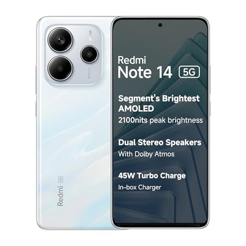 Redmi Note 14 5G (Mystique White, 6GB RAM 128GB Storage) Refurbished