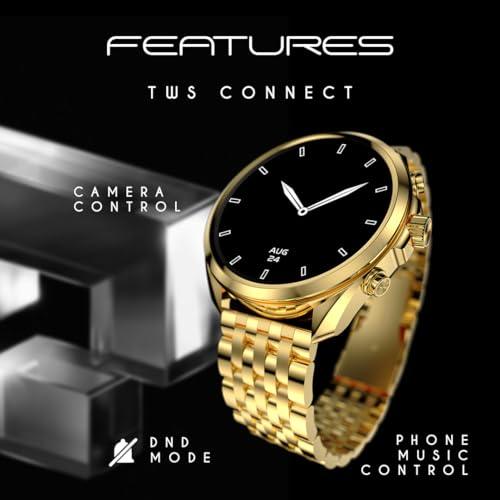 Fire-Boltt Diamond Luxury Stainless Steel Smart Watch with 1.43” AMOLED Screen, 466 * 466 px Resolution, 750 NITS Brightness, Bluetooth Calling, 300 Sports Mode, IP67 Rating - Triveni World
