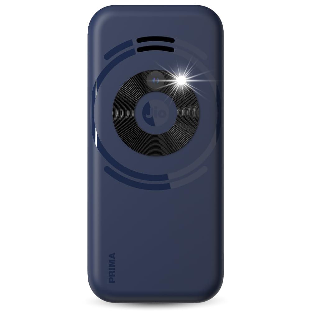 (Refurbished) JioPhone Prima 4G Keypad Phone with Premium Design, YouTube, Whatsapp, JioTV, JioCinema, JioSaavn, JioPay(UPI), Video Calling, LED Torch, Digital Cameras | Blue | Locked for JioNetwork - Triveni World