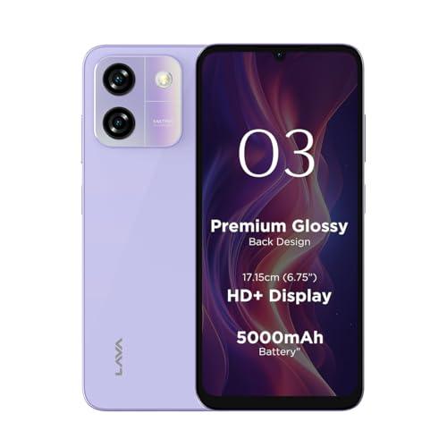 Lava O3 (Glossy Lavender, 4 GB RAM, 64 GB Storage) Refurbished