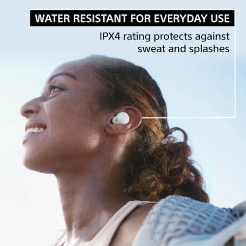 Sony LinkBuds S WF-LS900N Truly Wireless Noise Cancellation Earbuds Hi-Res Audio and 360 Reality Audio with Multipoint, Spotify Tap & Crystal Clear Calling Ultralight Weight Battery 20Hrs IPX4-White - Triveni World
