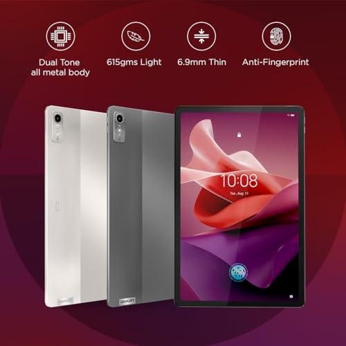 Lenovo Tab P12| 12.7 Inch, 3K Display| 8 GB, 256 GB (Expandable Up to 1 TB)| 10200 mAh Battery| JBL Quad Speakers with Dolby Atmos|WiFi 6 Certified| Octa-Core Processor|13 MP Front Camera (ZACH0090IN) - Triveni World