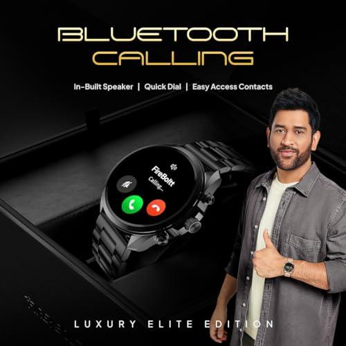 Fire-Boltt Diamond Luxury Stainless Steel Smart Watch with 1.43” AMOLED Screen, 466 * 466 px Resolution, 750 NITS Brightness, Bluetooth Calling, 300 Sports Mode, IP67 Rating - Triveni World