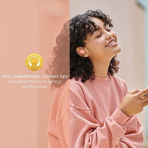 Sony WF-C500 Truly Wireless Bluetooth Earbuds with 20Hrs Battery, True Wireless Earbuds with Mic for Phone Calls, Quick Charge, Fast Pair, 360 Reality Audio, Upscale Music - DSEE, App Support - Orange - Triveni World