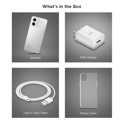 Lava O3 (Glossy White, 3 GB RAM, 64 GB Storage) | Biggest 6.75" HD+ Display Refurbished