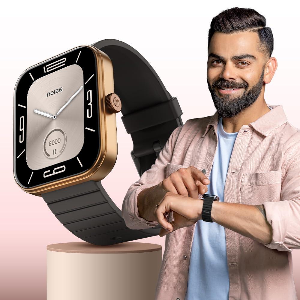 Noise Newly Launched ColorFit Pulse 3 with 1.96" Biggest Display Bluetooth Calling Smart Watch, Premium Build, Auto Sport Detection & 170+ Watch Faces Smartwatch for Men & Women (Rose Pink) - Triveni World